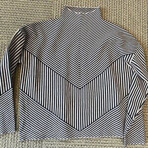 Tahari mock-neck sweater